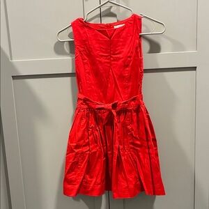 J. Crew Vibrant Red Kids Dress